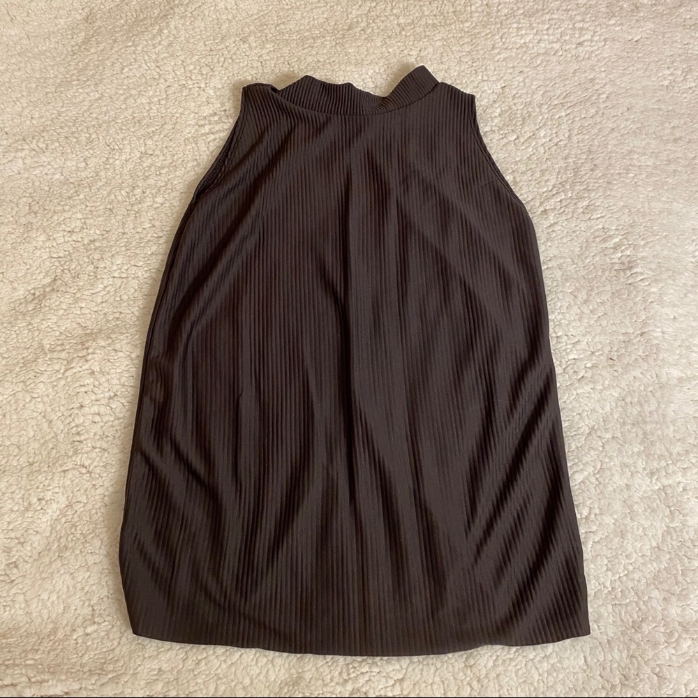 High Neck Sleeveless Top